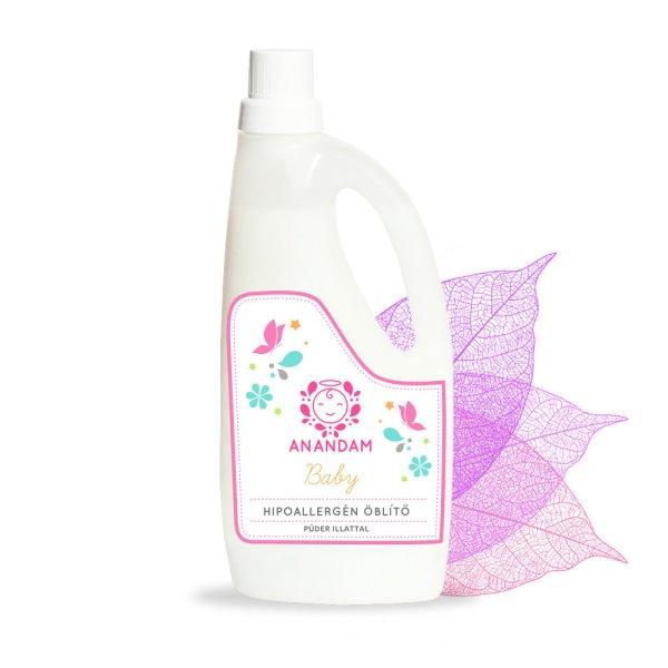Anandam baby allergénmentes öblítő 3m+ púder illattal 1000 ml