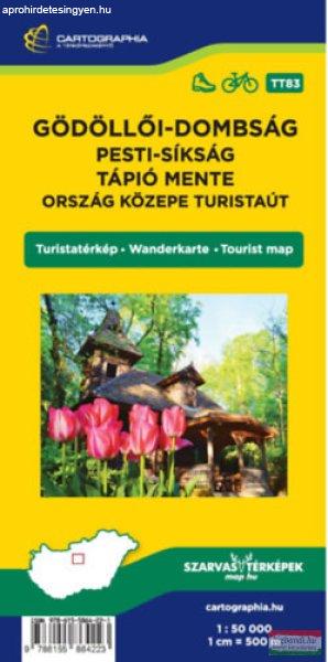 Gödöllői-dombság turistatérkép 1:50 000