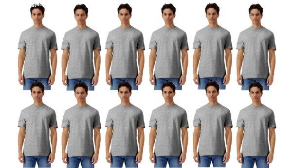 12 db-os pólócsomag Gildan GI3000 körkötött rövid ujjú férfi póló,
Sport Grey-2XL