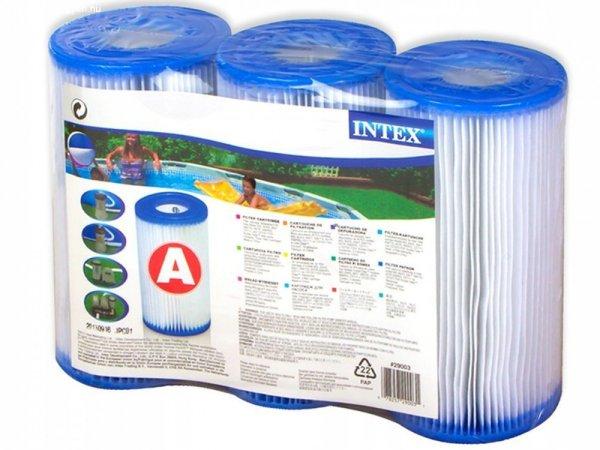 INTEX A tipusú szűrő patron, hármas csomag