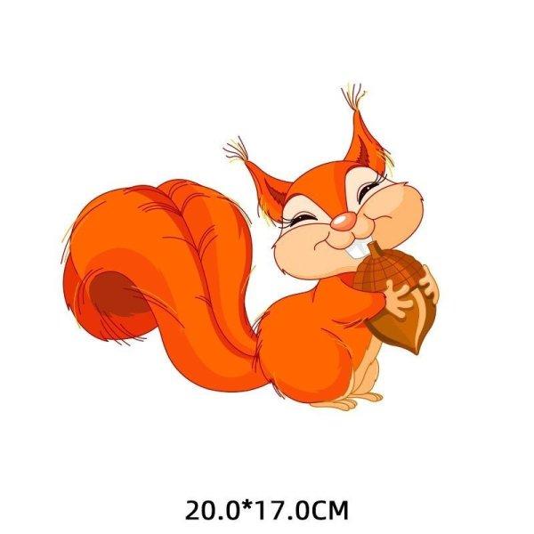 Ruhára vasalható matrica #mókus