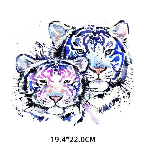 Ruhára vasalható matrica #vízfestékhatású tigris
