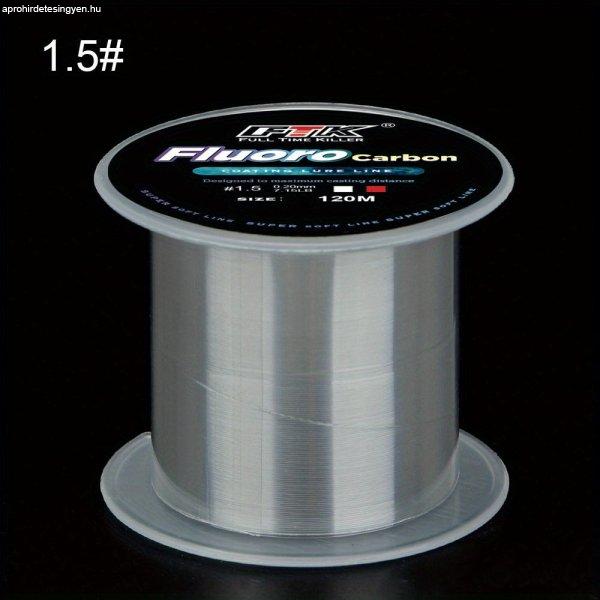 Micro Fluorocarbon bevonatú Nylon Monofil horgászzsinór #0,20 mm-7,15 LB