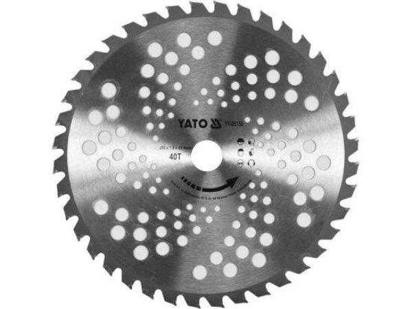 Fűkasza bozótvágó tárcsa 40T 255 x 25,4 mm
