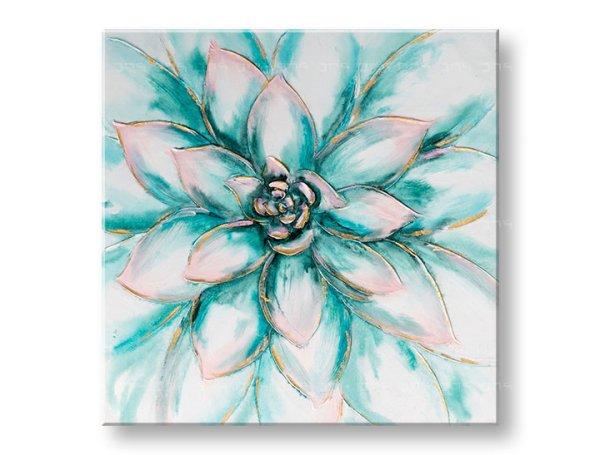 Festett falikép FLOWERS 1 rész CWF1588HE1 - 70x70 cm