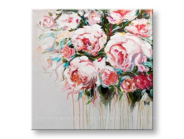 Festett falikép FLOWERS 1 rész CWF1671WE1 - 70x70 cm