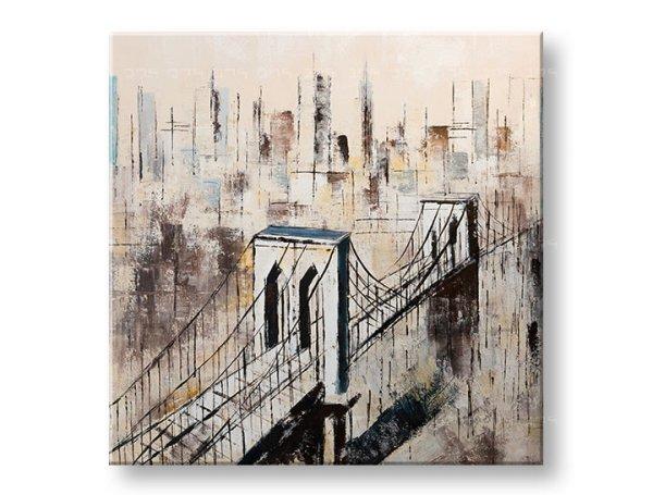 Festett falfestmény CITY 1 rész CWF1885ME1 - 80x80 cm - 80x80 cm