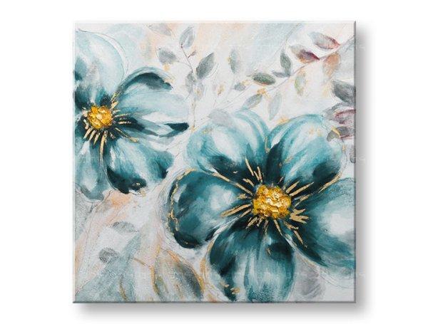 Festett falikép FLOWERS 1 rész CWF1973WE1 - 70x70 cm