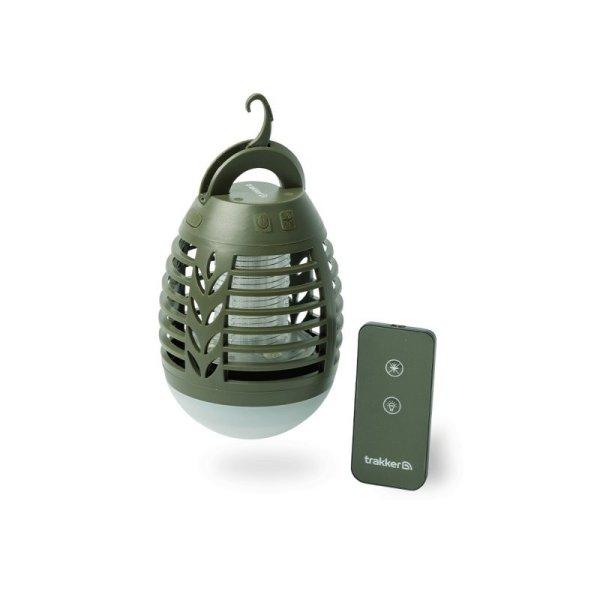 Trakker Remote Bug Blaster tölthető szúnyogriasztó készülék és
sátorlámpa (210256)