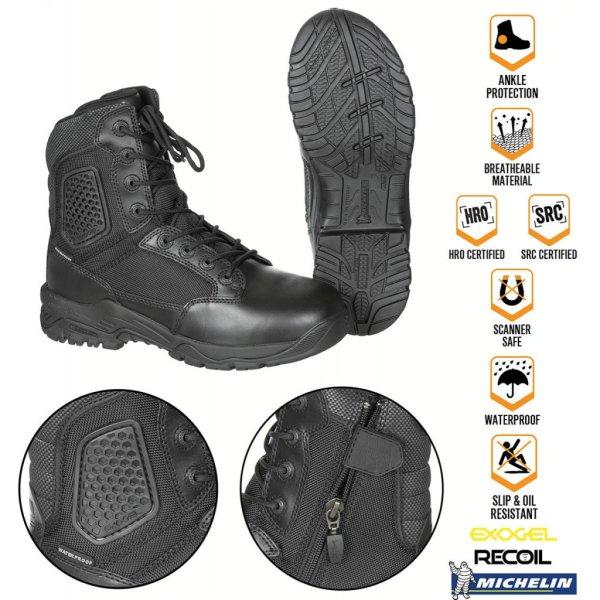 Combat Boots, "MAGNUM", Strike Force 8.0, black - vízálló taktikai
bakancs, fekete