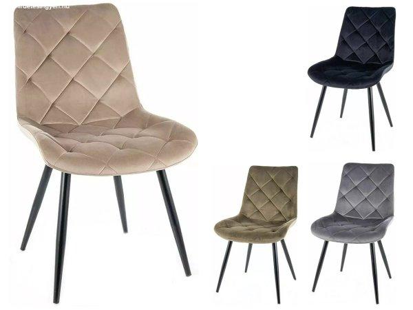 SIG-Ralph Velvet modern fémvázas szék