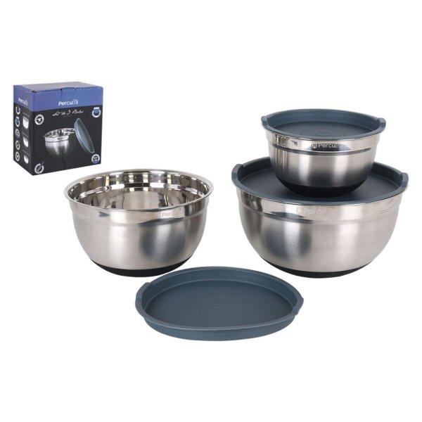 Tálkészlet Percutti Többszínű Szilikon 300 ml 3 Darabok 3 egység (3
egység) MOST 16520 HELYETT 9888 Ft-ért!