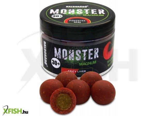 Haldorádó Monster Magnum 30+ horog bojli - Fűszeres Máj 200g