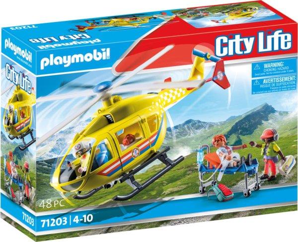 PLAYMOBIL® - 71203 - City Life Mentőhelikopter 