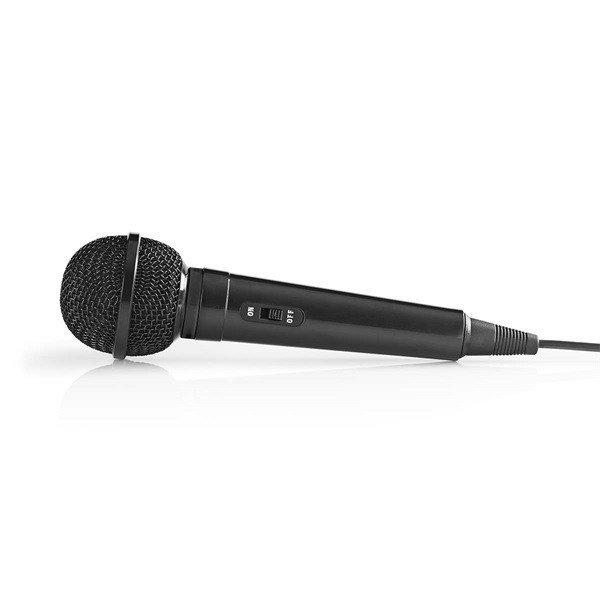 Nedis MPWD01BK dinamikus mikrofon, rögzített kábel 5 m, 80 Hz - 12 kHz 600
Ohm -75 dB, kapcsoló