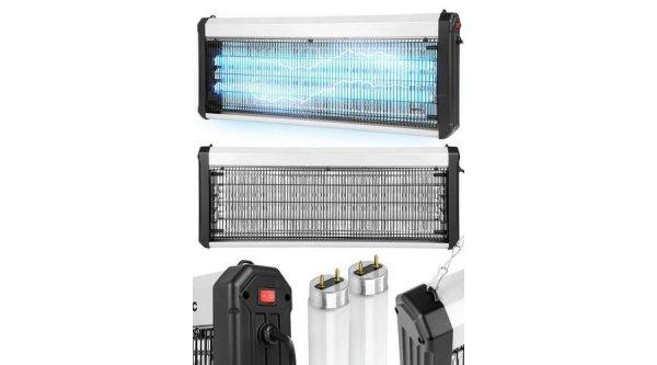 60W rovarcsapda UV fénnyel – 3800V, 300 m2, 3x20W fénycső,
felfüggeszthető