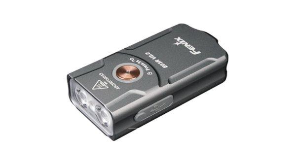 Fenix E03R V2.0 újratölthető zseblámpa - szürke