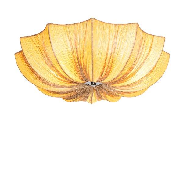 Design mennyezeti lámpa bézs 52 cm 3-lámpás - Plu