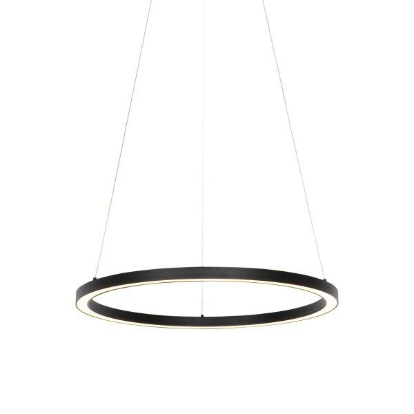 Okos függőlámpa fekete 60 cm LED-del és RGBW-vel - Girello