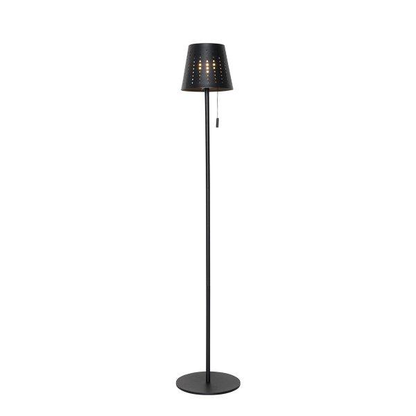 Kültéri állólámpa fekete LED-del, 3 fokozatú fényerőszabályzóval,
napelemes - Ferre