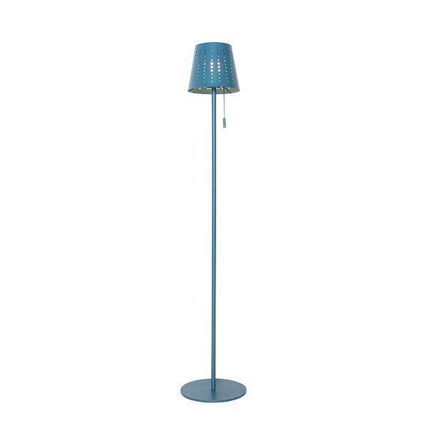 Kültéri állólámpa kék, LED-del, 3 fokozatú fényerő-szabályozással,
napelemes - Ferre