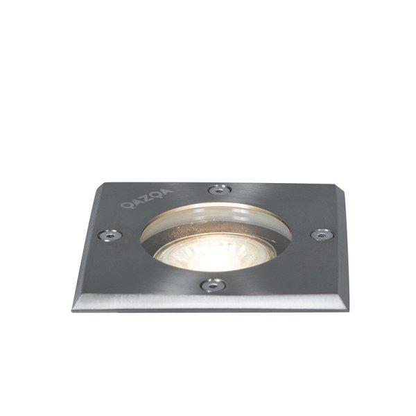 Földi spot acél 10,5 cm IP65 - Basic Square