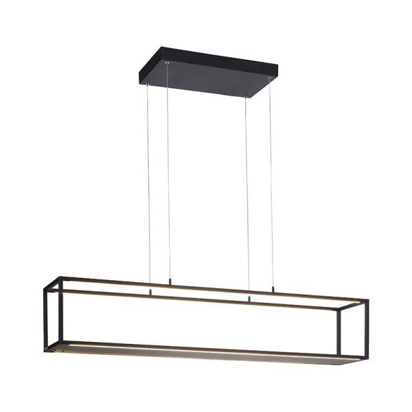 Design lógólámpa fekete, beépített LED-del és érintős dimmerrel - Jitske