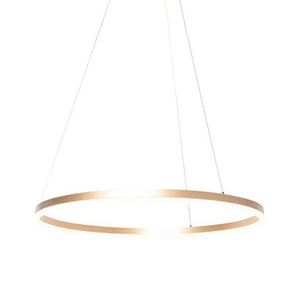 Design lógólámpa arany 80 cm LED-del, 3 fokozatban szabályozható - Anello