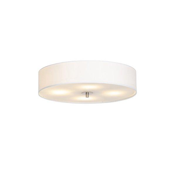 Rusztikus mennyezeti lámpa fehér 50 cm - Drum