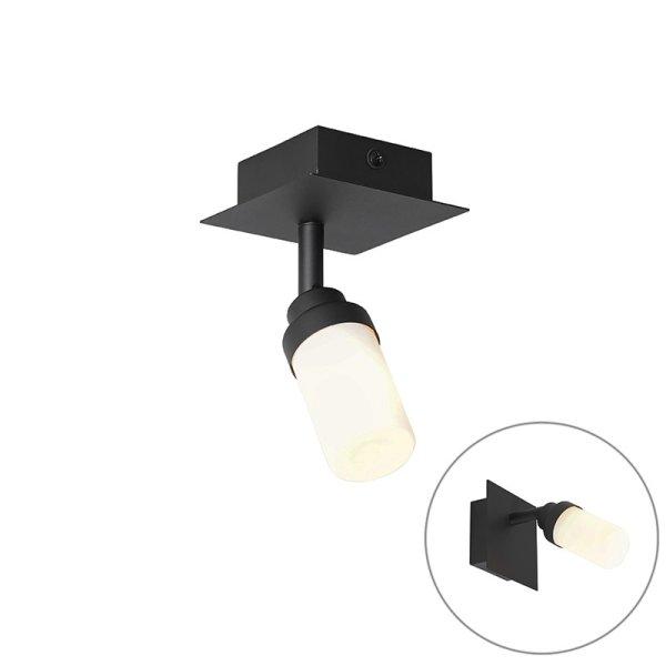 Modern fürdőszoba spotlámpa fekete IP44 - Japie