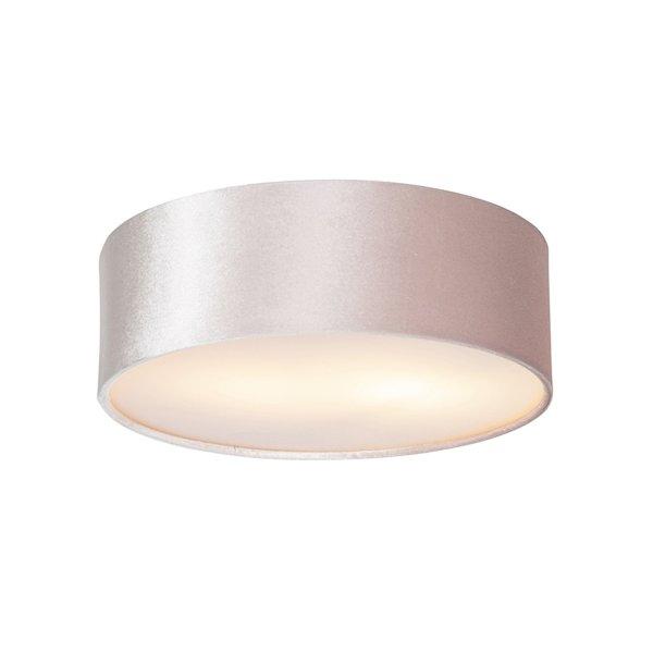 Modern mennyezeti lámpa rózsaszín 30 cm arany belsővel - Drum