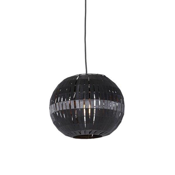Modern fekete lógólámpa 30 cm - Zoë