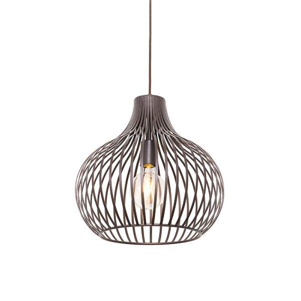Modern függőlámpa barna 38 cm - Saffira
