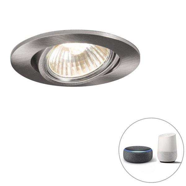 Okos beépített reflektor acél dőlésszögű, Wifi-vel, GU10 - Cisco