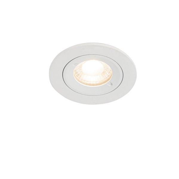 Modern beépített reflektor fehér kerek IP44 - Xena Round