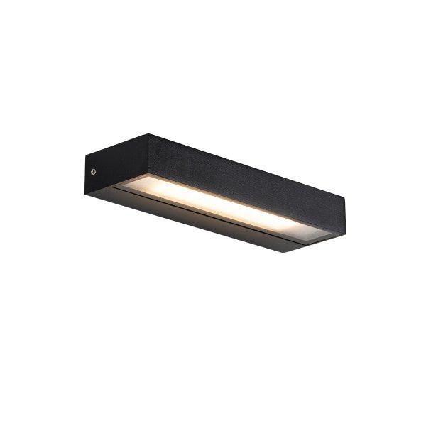 Modern fekete fali lámpa LED-del IP65 - Hannah