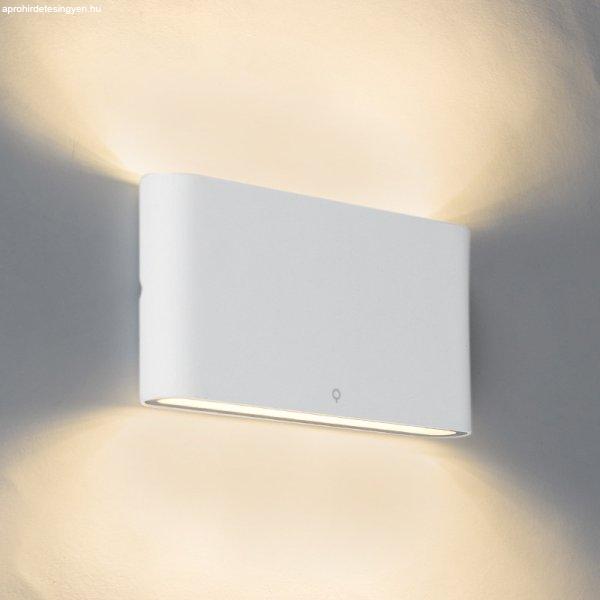 Fali lámpa fehér 17,5 cm LED-del IP65 - Batt