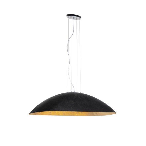 Ipari függőlámpa fekete arannyal 115 cm - Magna