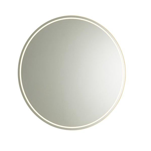 Modern fürdőszobai tükör 80 cm LED-del és érintős dimmerrel - Sebas