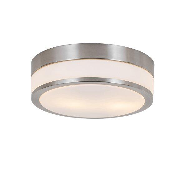 Modern kültéri mennyezeti lámpa acél 28 cm IP44 - Flavi