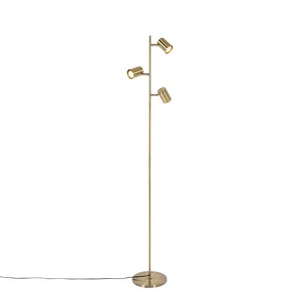 Modern állólámpa bronz 3-lámpás - Jeana