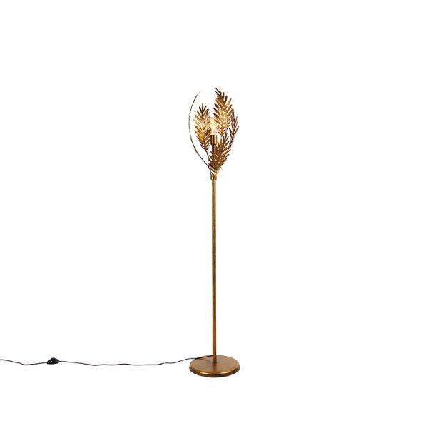Vintage állólámpa arany 70 cm - Botanica