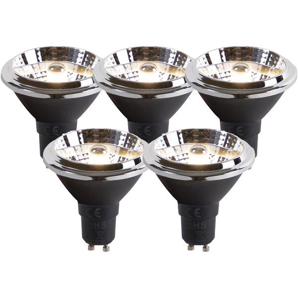 5 db-os GU10 dim to warm LED izzó készlet AR70 6W 2000K-3000K