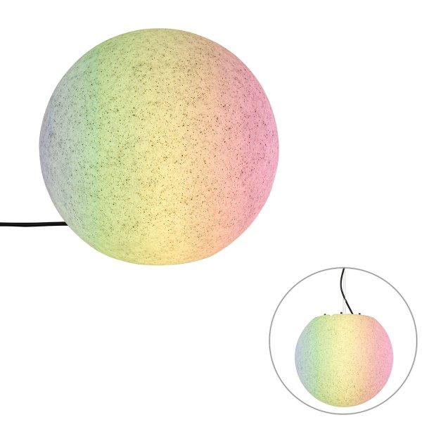 Okos kültéri lámpa szürke 35 cm IP65 LED-del - Nura