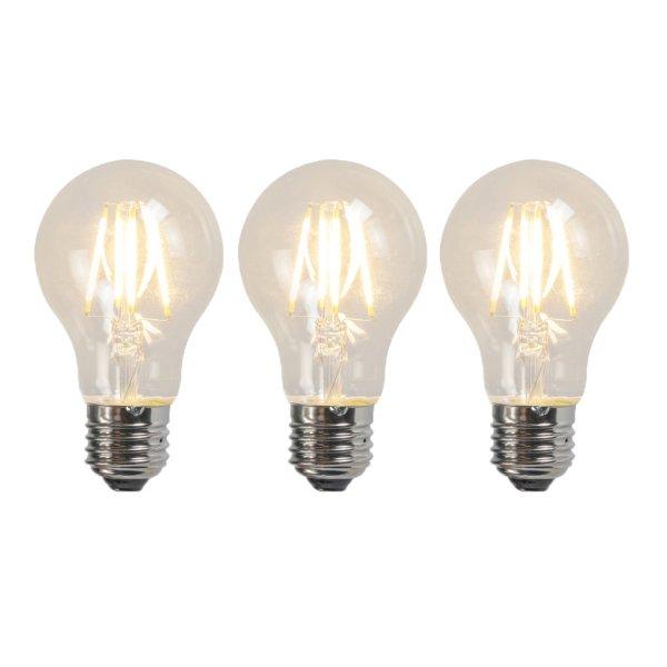 3 db E27 LED izzó készlet A60 4W 320lm 2700K