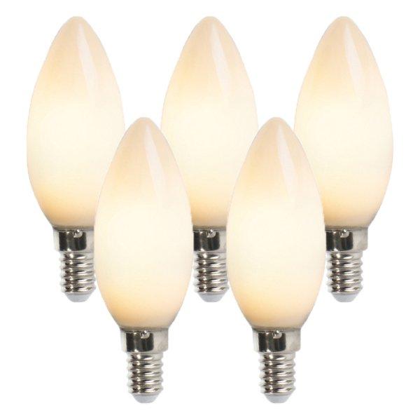 5 db E14 LED gyertyalámpa B35 2W 180lm 2350K szett