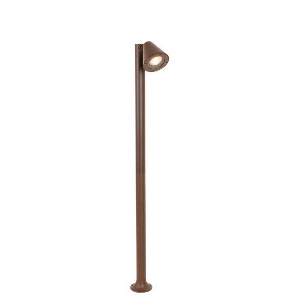 Modern kültéri oszloplámpa rozsdabarna 100 cm IP44 állítható - Ciara