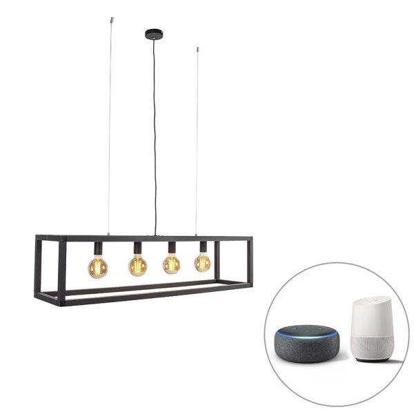 Okos lógólámpa fekete 4-lámpás, Wifi-vel G95 - Big Cage