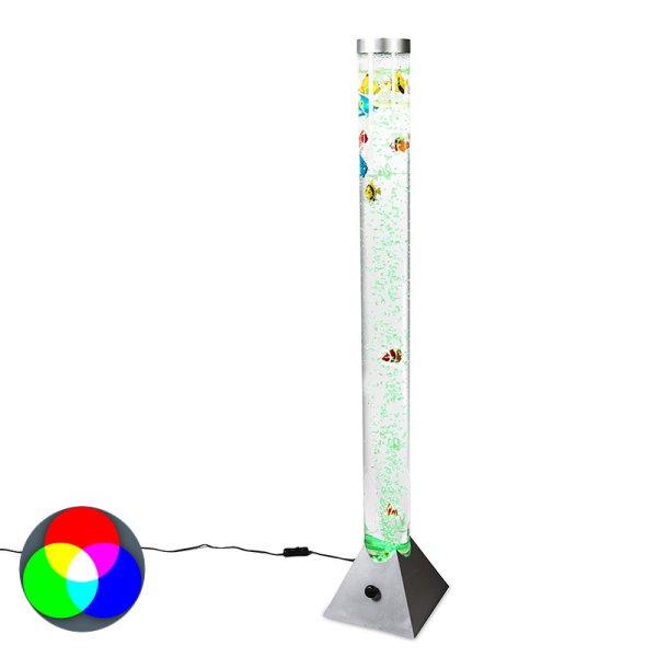 Buborékcső 9,5 liter szürke LED-del - Sealife