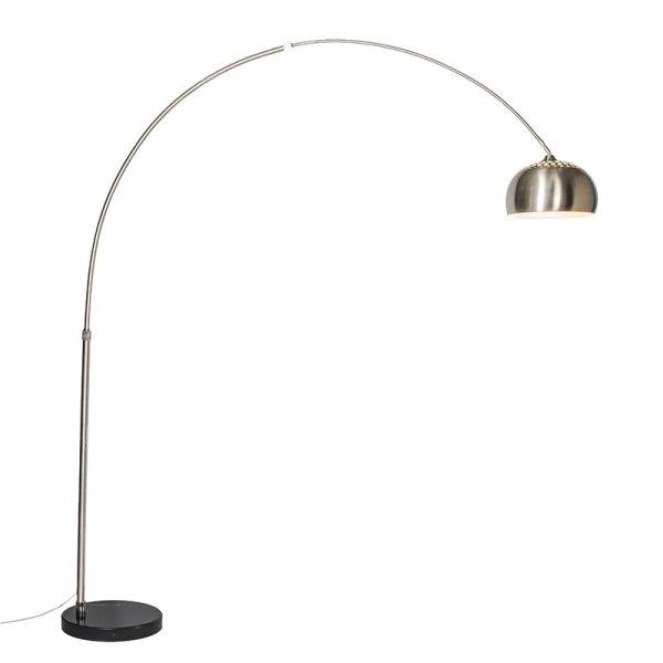 Acél ívlámpa fém búrával 33 cm állítható - XXL